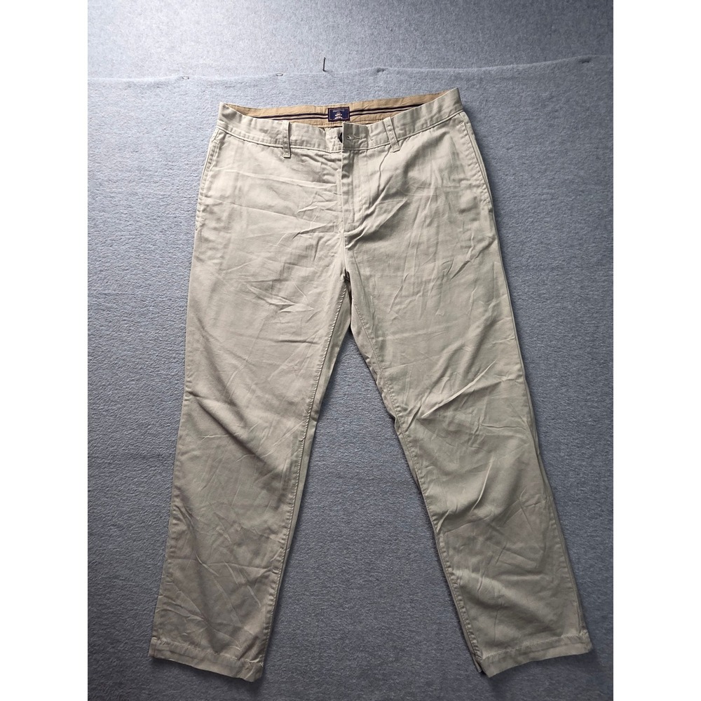 Gap‎ Khakis Classic Straight Fit Mens 34x30 Khaki Chino Pants Beige Casual